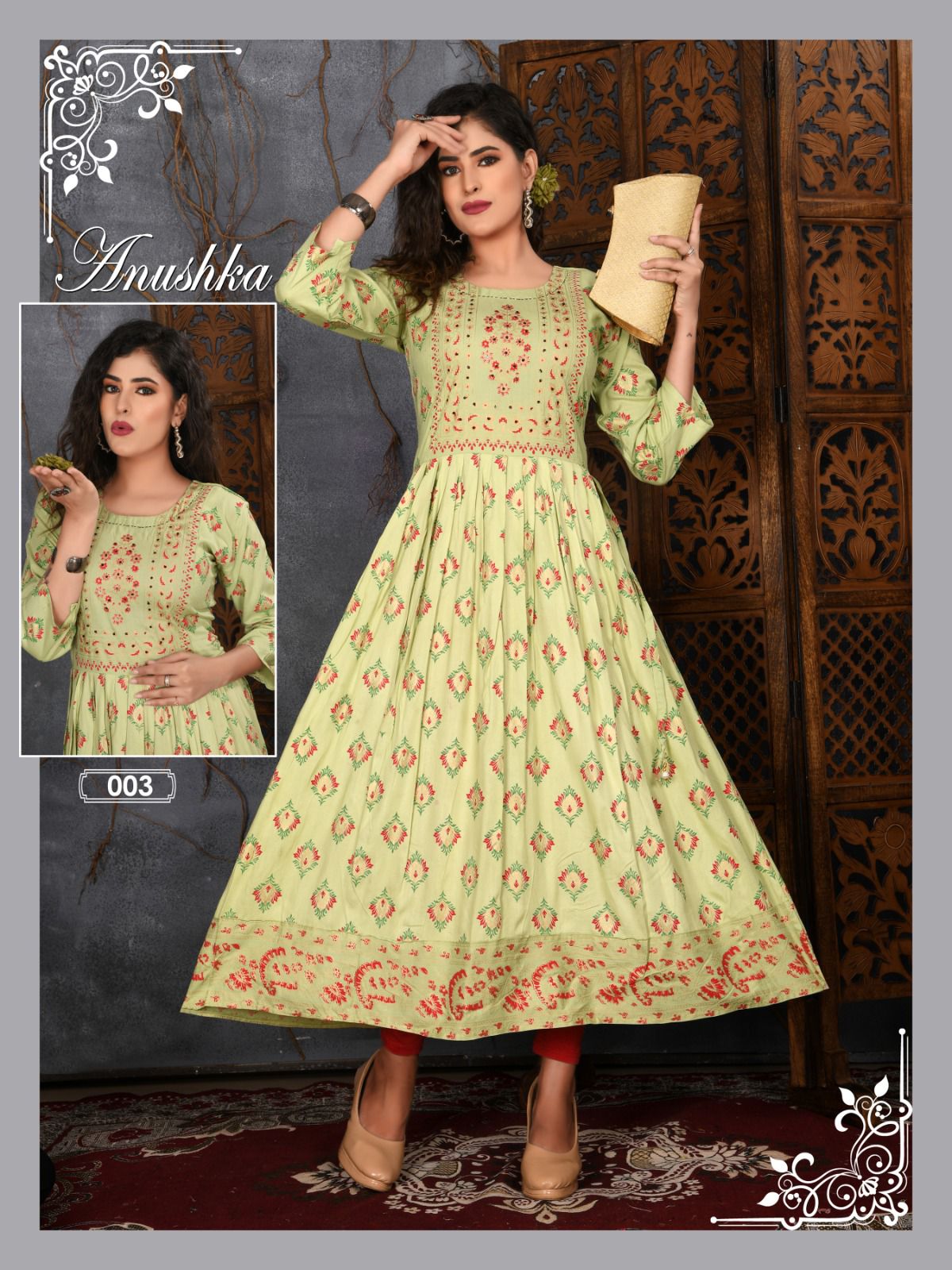 Anushka Vol 2 By Aagya Anarkali Kurtis Catalog